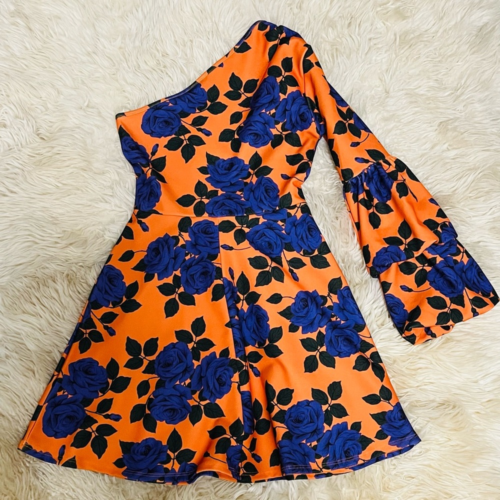 ASOS one sleeve mini dress